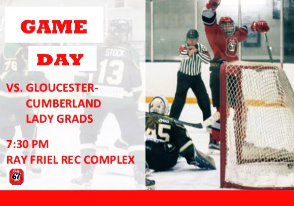 OttLady67sMAA's tweet photo. It’s a Game Day‼️

Regular season play continues TONITE - we’ll be away at Ray Friel Rec Complex takin’ on the lady grads 🏒 

@OGHAhockey #lady67s #lovinthehustle 🔴⚪️⚫️👊🏻 https://t.co/mnEQvzFCFd