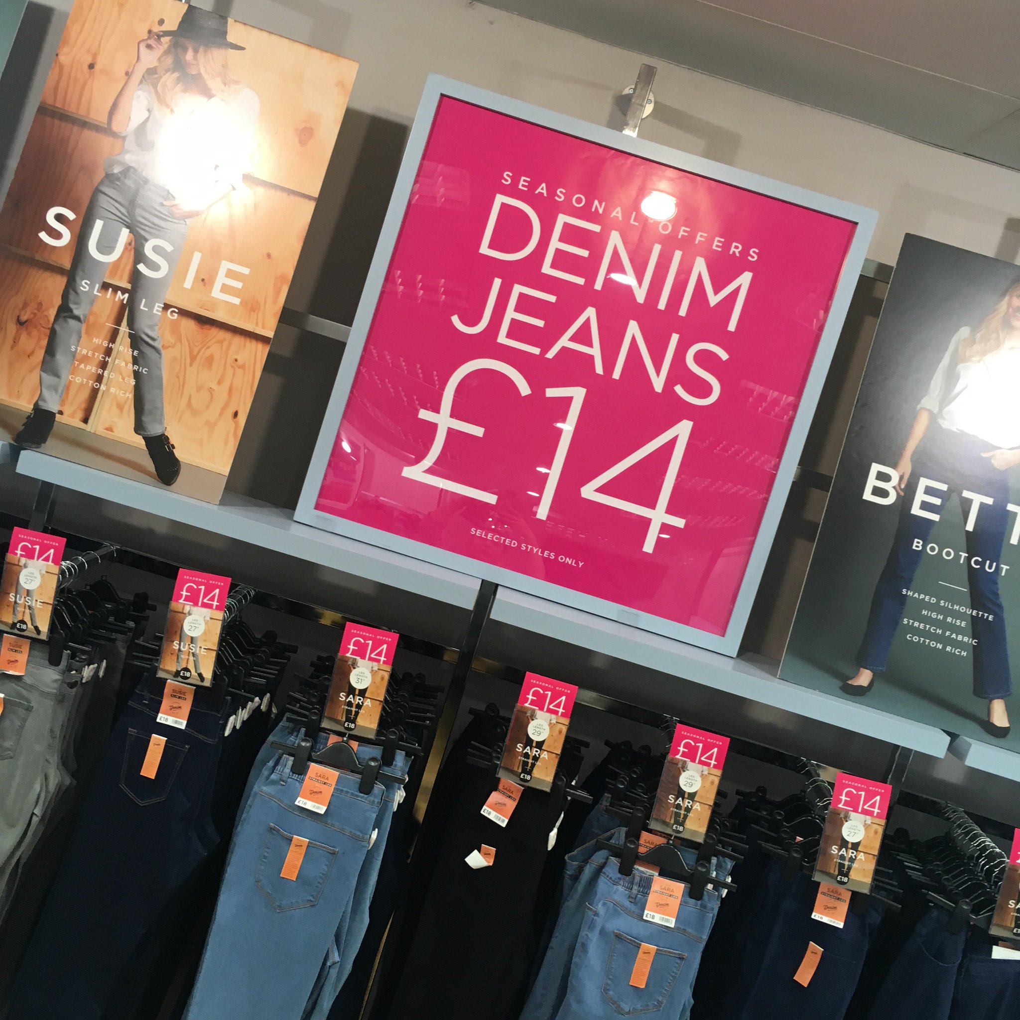 bon marche bootcut jeans