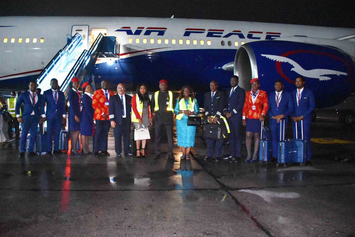 flyairpeace's tweet image. Triumphant scenes from @flyairpeace&apos;s 2nd evacuation flight from South-Africa as 315 Nigerians return home amid #XenophobicAttacks in South-Africa at the MMIA Cargo &amp;amp; Hajj Terminal in Lagos on Wednesday