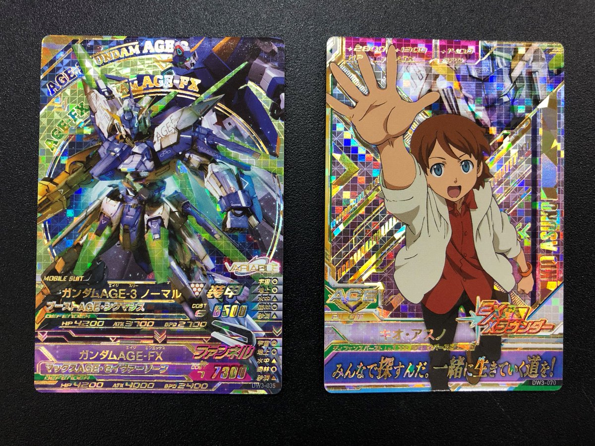 キオ・アスノ & ガンダムAGE-3 & ガンダムAGE-FX トライエイジ