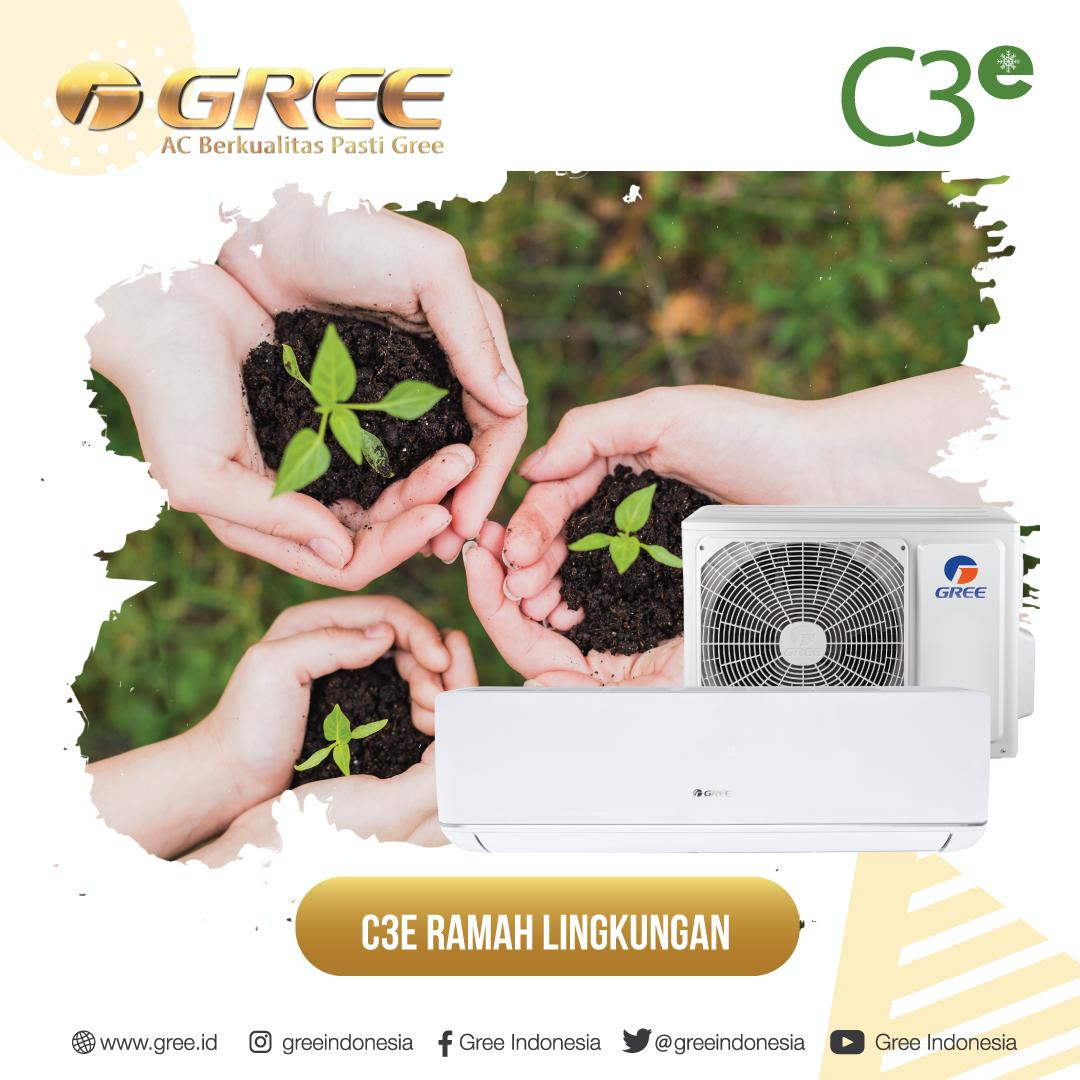 greeindonesia's tweet photo. AC C3e hemat energi yang menggunakan Freon R32 ramah lingkungan dan Triple Protection (tahan api, anti bocor, dan tahan temperatur tinggi) ini wajib jadi pilihan. https://t.co/iAhCsSTFOV