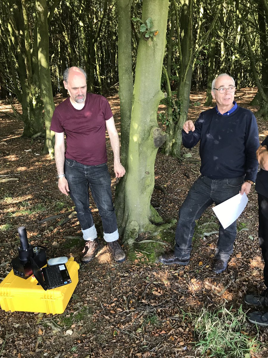 PaulBelford's tweet photo. Great to be on site at #BeaconRing with the @SUERC1 team taking samples for #OSLdating from the ramparts! Very exciting to see the portable #OSL machine too - and thinking about future @CPATarchaeology @cadwwales #archaeology projects. https://t.co/MHyuMTaTvt