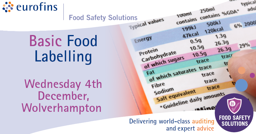 EurofinsFA's tweet photo. New to the world of food labelling? Want to find out the basics on the mandatory requirements for a label, how to write an ingredients declaration and much more. Book a place on our Basic Food Labelling Course on the 4th December. https://t.co/1CMG5990b4 https://t.co/6VLPVaFOSa