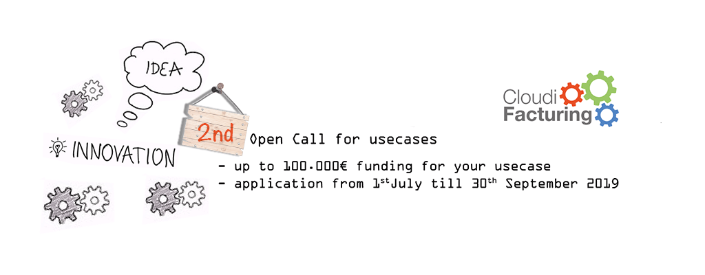 cloudSMEproject's tweet photo. Last days to apply for the #cloudifacturing #opencall @I4MS_Europe! Receive up to 100,000 euros of subsidy for industrial #SME projects that improve their production processes through #cloud and #HPC technology. Contact: https://t.co/ITBvBDYCLr
#H2020 #FoF #EUFunding #Industry40 https://t.co/csP9CRIh5H