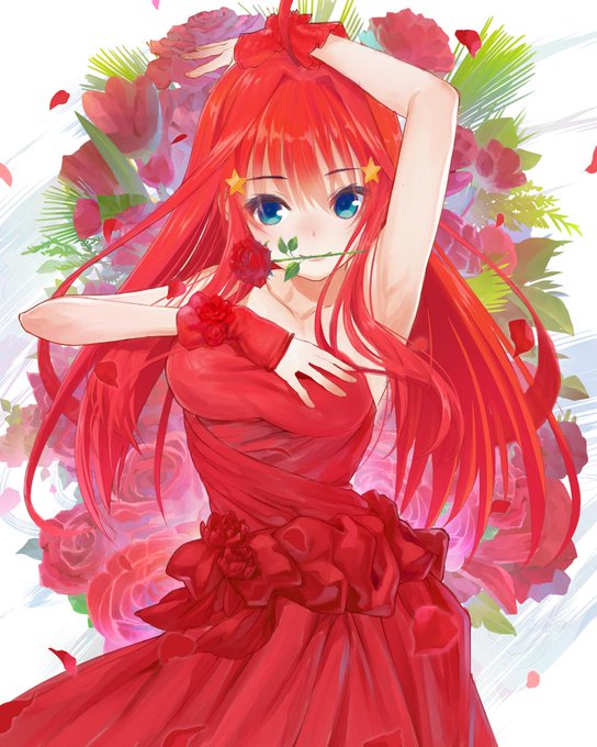 ✨Lovecook✨Otaku🌟さんがTwitterに投稿した中野五月(五等分の花嫁)のイラスト。