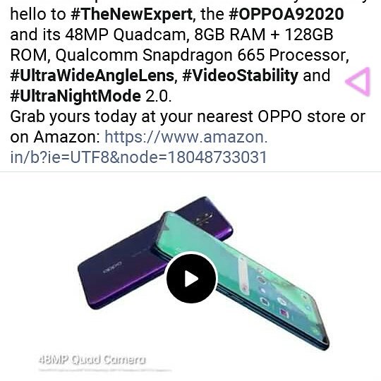 sks_shakya's tweet image. #UltraNightMode
#VideoStability
#UltraWideAngleLens,
#OPPOA92020
i hope to win this phone this time ✌✌✌✌✌✌✌✌✌✌✌✌✌