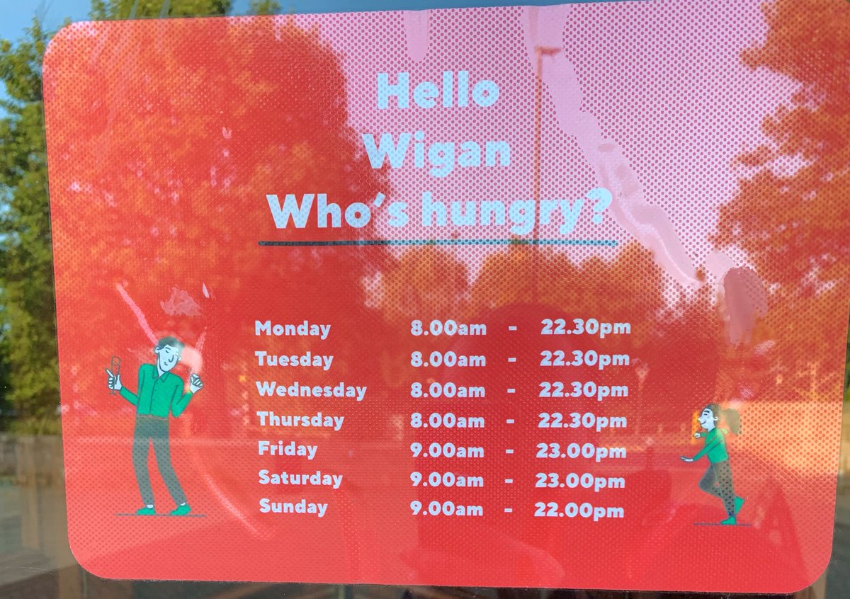 Thanks <a href="/frankienbennys/">Frankie & Benny's</a>  #Wigan for spoiling the 1st part of dad and lad day by not being open at the correct time for breakfast... hungry toddler = 😡😭 arrived at 8:25am and still in darkness 🤷🏻‍♂️