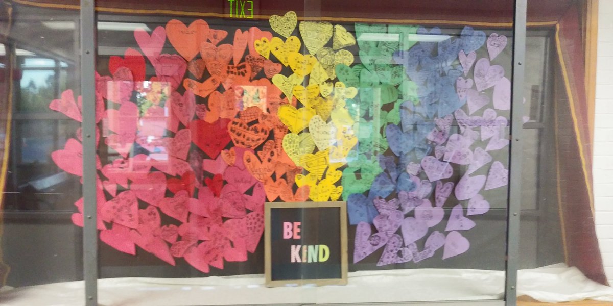 These beautiful messages of kindness were created by our students in art class to be displayed in the front foyer.  This is us. 😍
#wearebettertogether #MDCityEaglesSoar #BeKind #AACPSAwesome #aacps