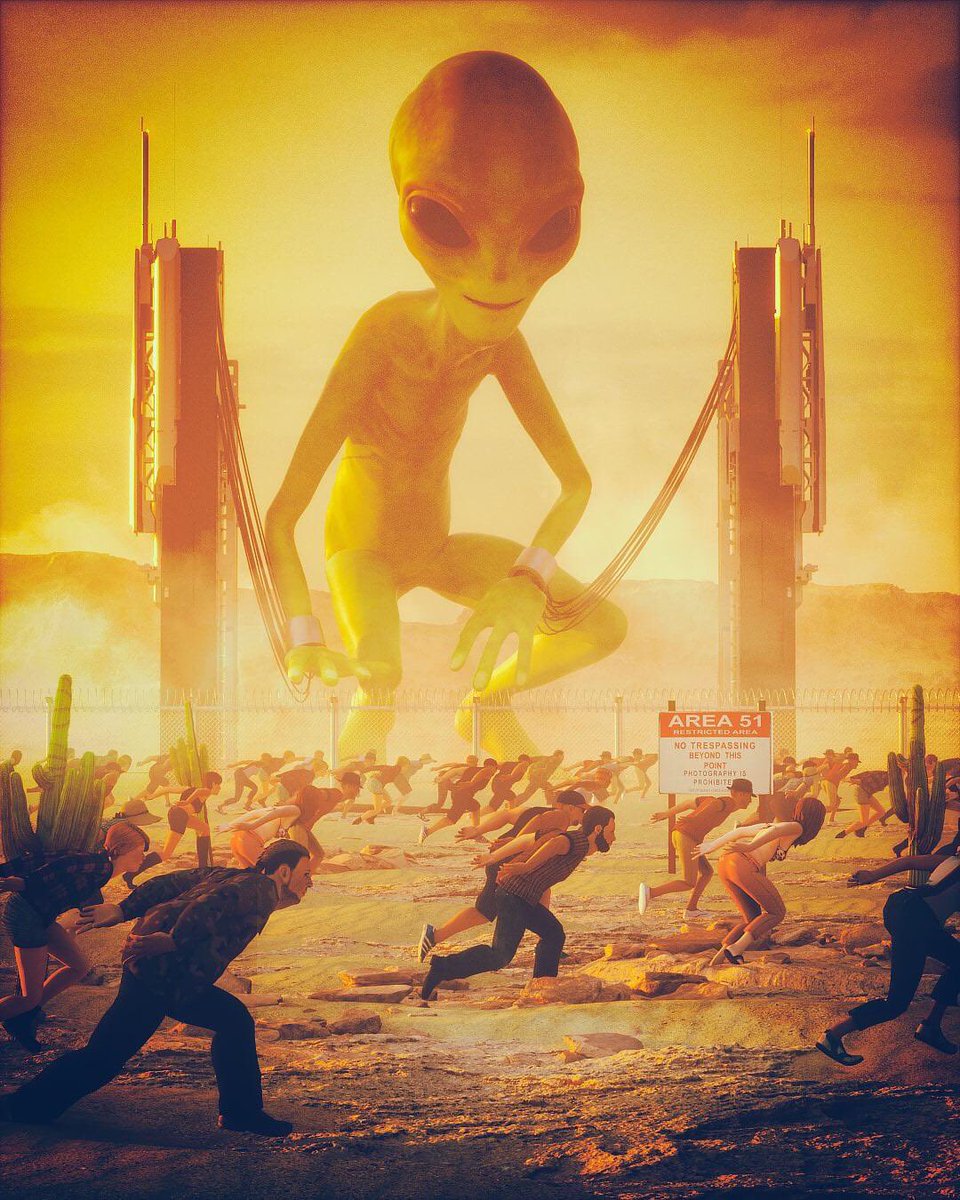 Tomorrow’s the day. Godspeed you majestic warriors. #Area51 #Area51storm