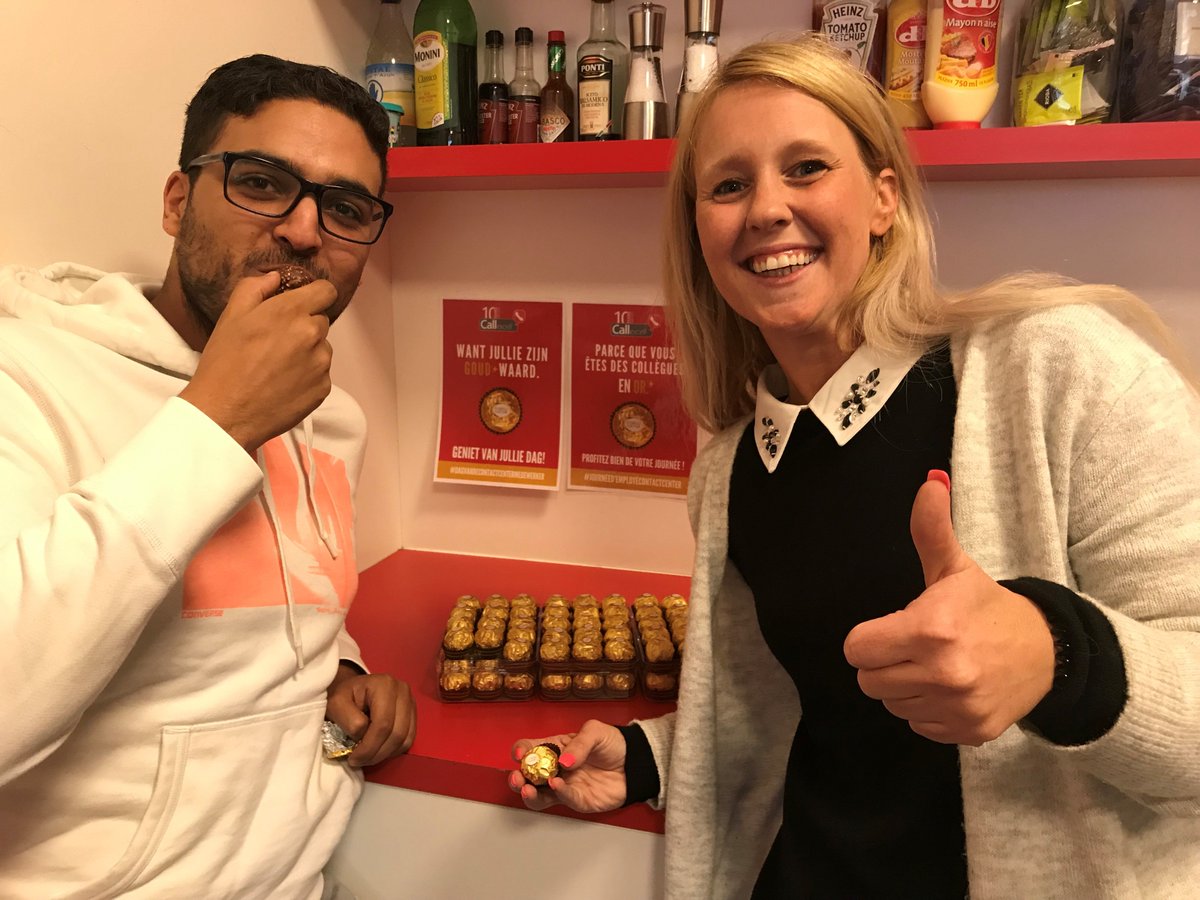 CallExcell's tweet photo. Een kleine attentie voor al onze Callexcellers, die elke dag het beste van zichzelf geven. Want Customer Contact Medewerkers zijn GOUD waard!🥇#DagvandeCustomerContactMedewerker #Callexcell #NACC https://t.co/i08efa1hWG