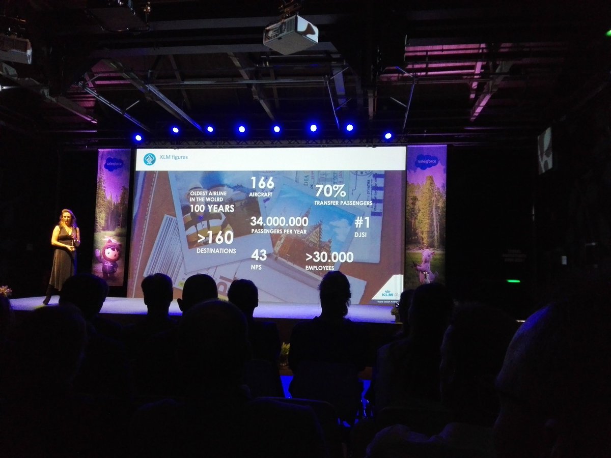metkennisvannu's tweet image. KLM figures #100years #salesforceinnovation