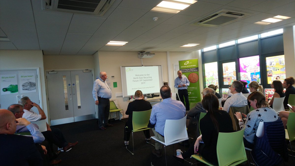 JasonOfWaste's tweet photo. Pleased to be attending this morning's @twitnerf North East Recycling Forum meeting at the @suezUK waste recycling facility in Wrekenton. Another round of excellent and very interesting presentations. 
#nerf2019 https://t.co/ERjvOmDvM3