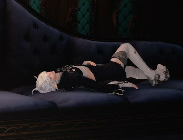 CynicalElezen's tweet photo. ❝'Tis strange...❞  As she lay down on the velvety couch, trying to regain her strength. The snow-haired lady may not feel something but the heaviness in her chest seems to make her weak. https://t.co/9mVsbP4eXp