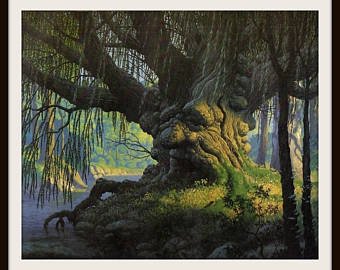 SumPunkWhoCares's tweet photo. #FantasyArt:#HildebrandtBrothers:#OldManWillow:
The famous twin brothers, a duo of artists, made fantasy art for decades. This is Old Man Willow from #JRRTolkien's universe. https://t.co/g7uWqwppDi