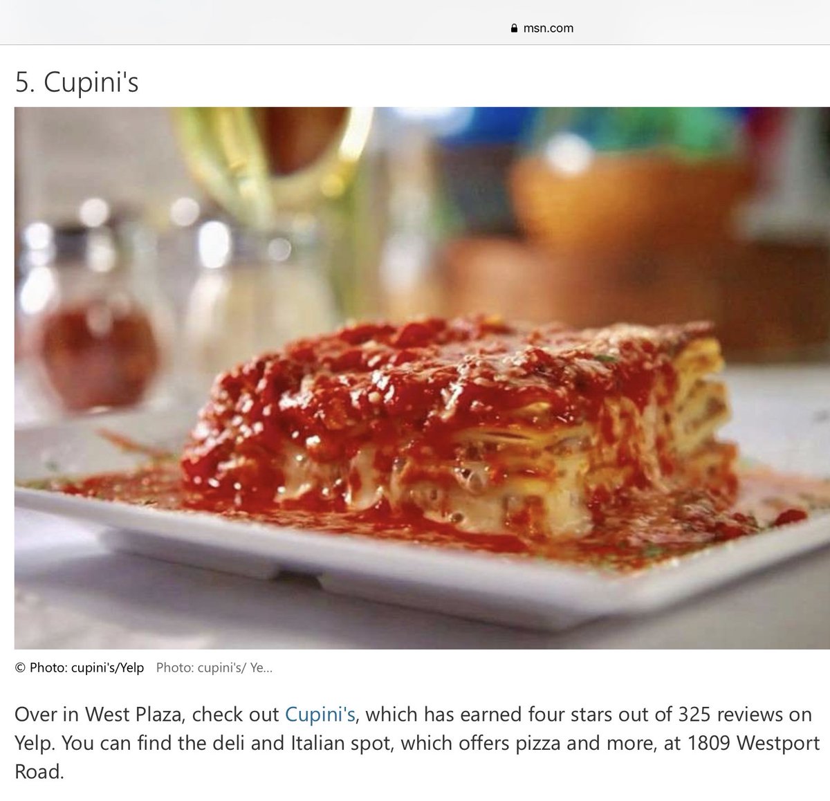 Cupini's tweet media