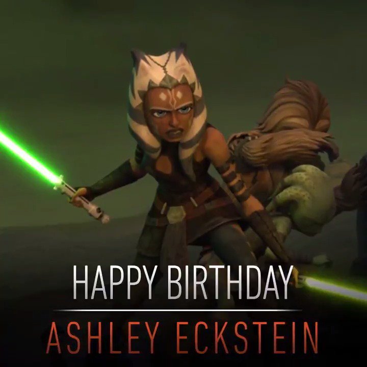 Hey, Snips! Happy birthday to Ashley Eckstein! Wish the voice of Ahsoka Tano well in the comments below... 
