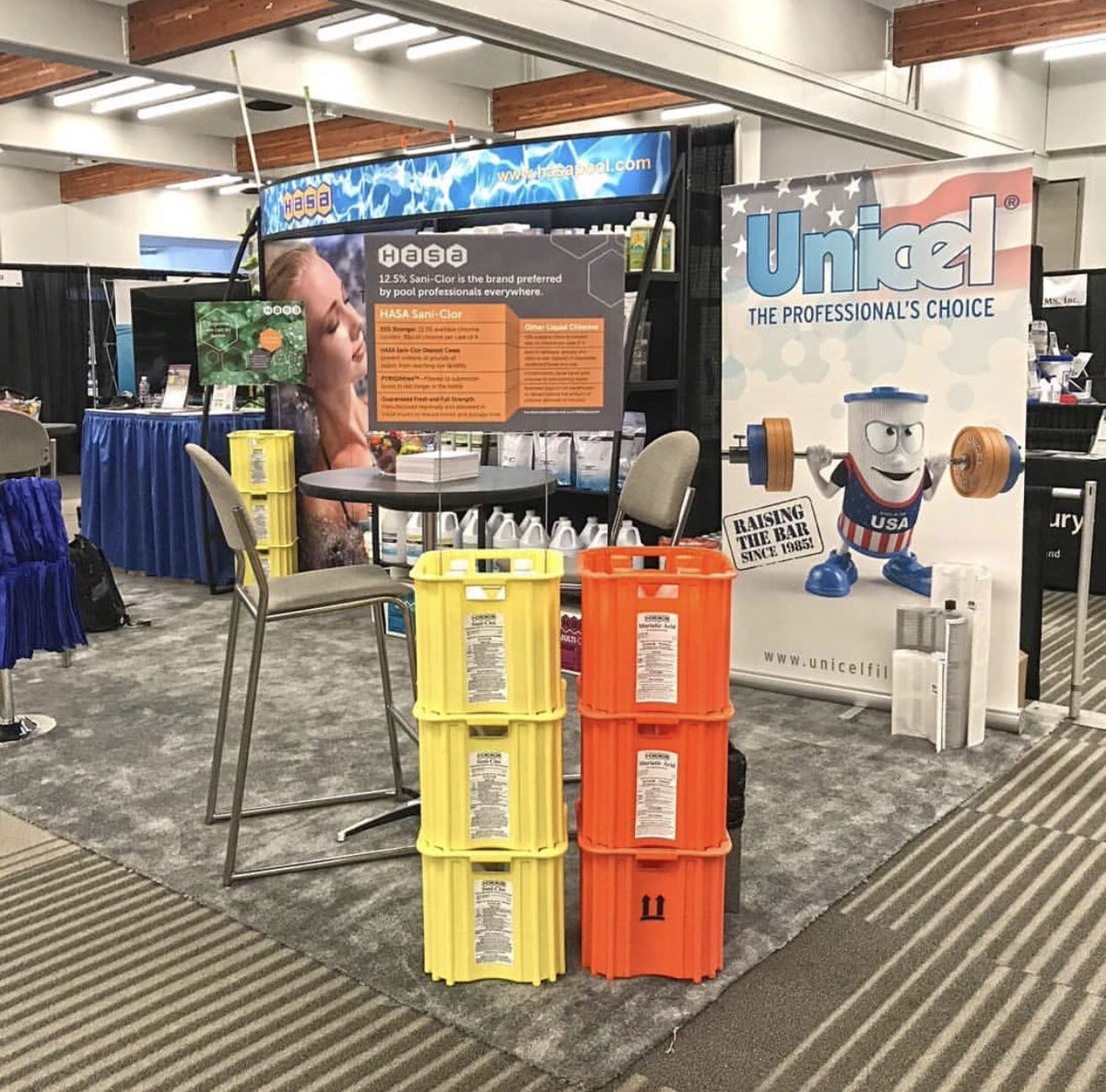Hey UniFriends!  The #Poolindustryexpo starts today thru Sat!  Be sure to stop by the #Hasa booth 316 and say Hi! 👋🏽 #Unicelinside #UnicelFilters #madeintheusa #madewithreemay #clearlythebest #dontbefooledbyimitations #insistonunicel #over50yearsinthebiz #poolfilters #poolfilter