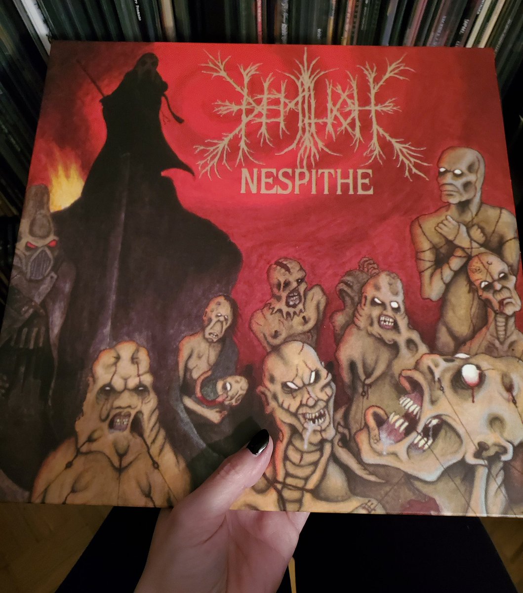 Now spinning DEMILICH Nespithe! I was totally blown away when I heard this album many years ago. A hidden gem, released in 93. A unique & impressive Death Metal album from Finland. #demilich #nespithe #deathmetal #technicaldeathmetal #finnishdeathmetal #metal #themetalheadbox