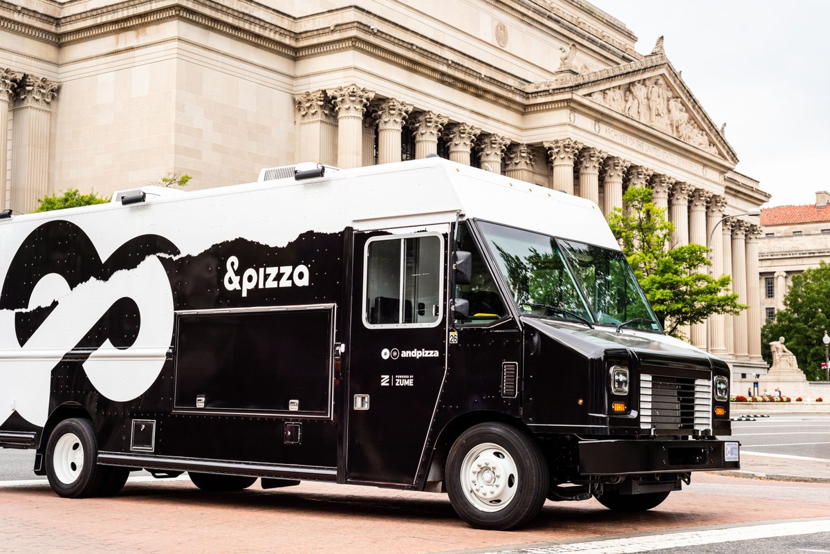 zumeinc's tweet photo. We're excited to announce our support of @andpizza as they test launching in new markets with our Forward Mobile Kitchens and expanding their brand awareness before opening physical spaces.
https://t.co/waWTWTd3bS
#andpizza #FutureofFood #fooddelivery #mobilekitchens #ZumeForward https://t.co/rylvbZzbd4