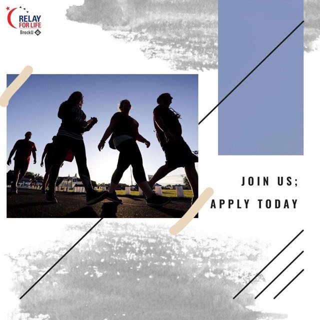 RFLBrockU's tweet photo. Hey Badgers!!! RELAY FOR LIFE is looking to fill in positions for recruitment and volunteer/survivor chair. Head over to the link https://t.co/wlfNpaEIZS and submit your application! The deadline to apply is September 24, 2019! Apply today! 😊 https://t.co/iKUY2yPMT5