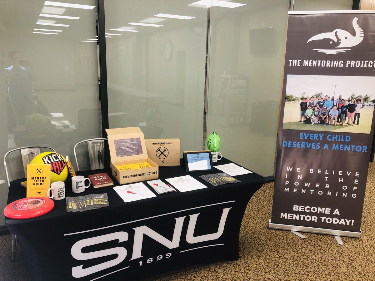 TMProject's tweet image. We’re at @SNU1899 today recruiting mentors for our #OKC program. Interested in getting involved? Email advocate@thementoringproject.org.
