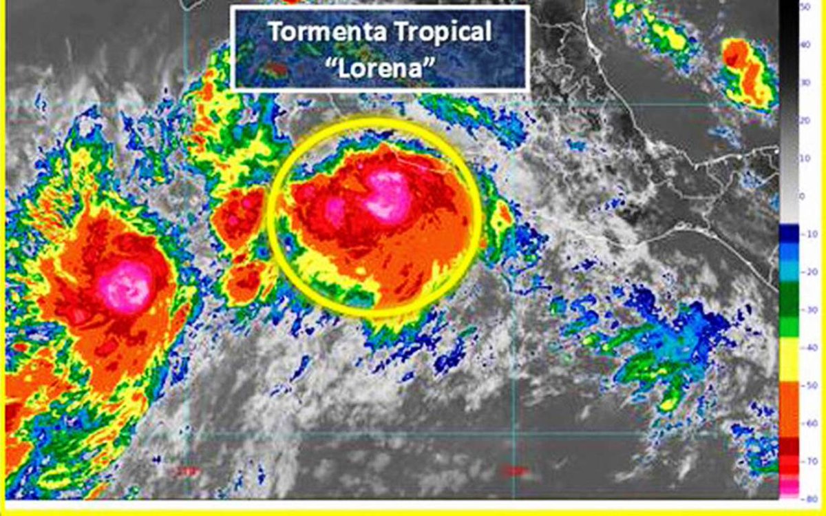 elnuevodiariord's tweet photo. Lorena regresa al mar como tormenta tropical en el oeste de México
https://t.co/qIY8sHwTAE
#ElNuevoDiarioRD #TormentaLorena
#México https://t.co/beGOmnqMxI