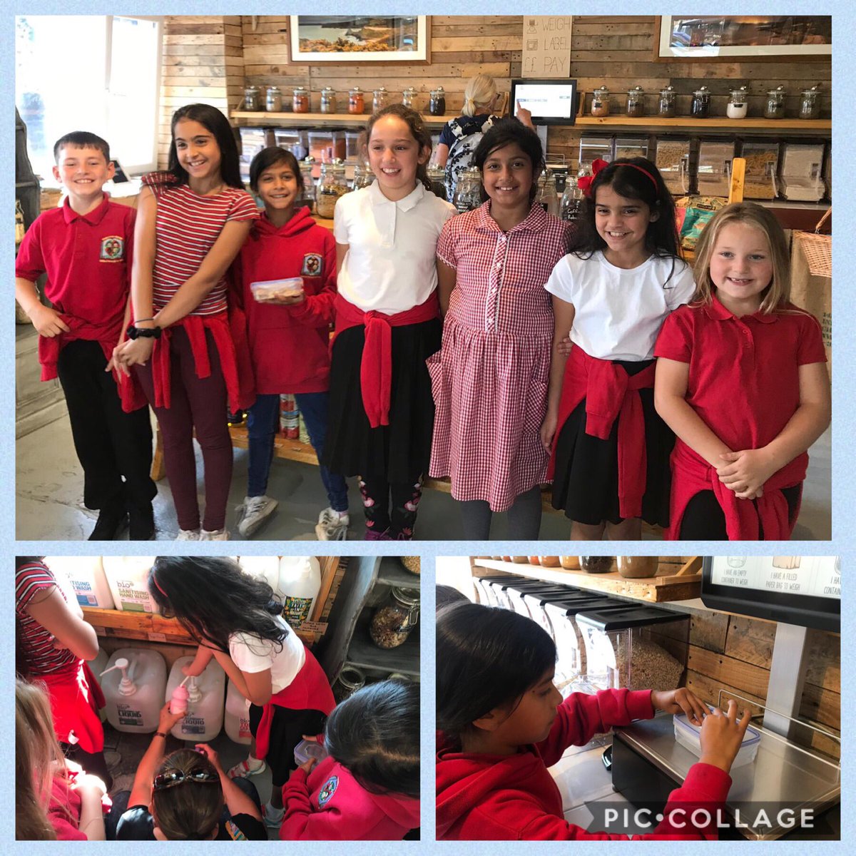 TerraceRoad's tweet photo. A group of children from our Eco Committee and Nature Club visited Pobbles Food and Craft today to learn more about going ‘plastic free’ and how making small changes can together make a big difference. Thank you for having us @Pobblesgower 😊 #TRPeco https://t.co/RsrAGTew6G