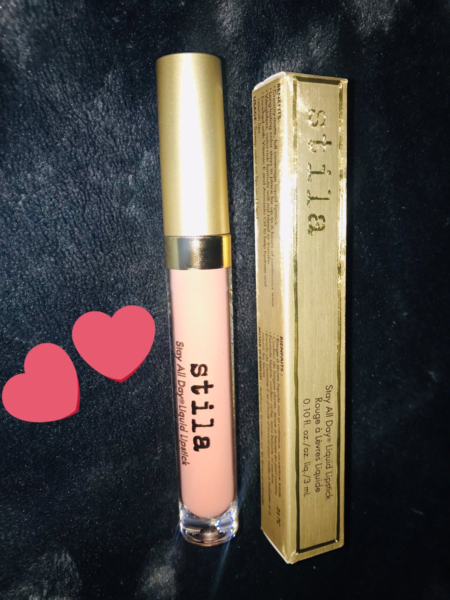 Kar15197449's tweet photo. @boxycharm @stilacosmetics I received the color angelo loving 🥰 my liquid lipstick 💄 from my #BoxyAllAccess https://t.co/bnGs8tLS1w