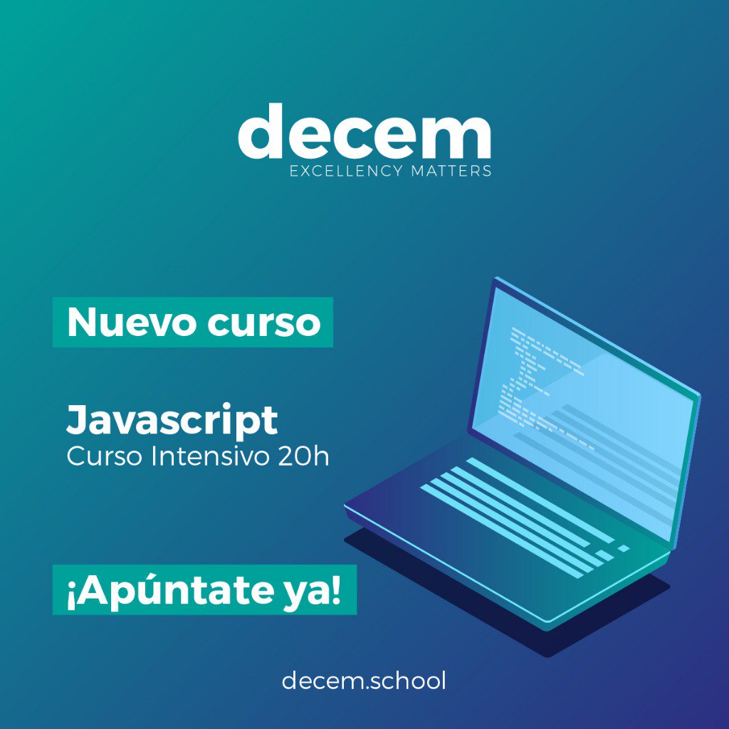 ¿Aún no te has apuntado? 😧⁣
⁣
Fórmate en el lenguaje de programación fundamental para la creación de webs interactivas. 📱💻

👉 bit.ly/CursoJavascrip…