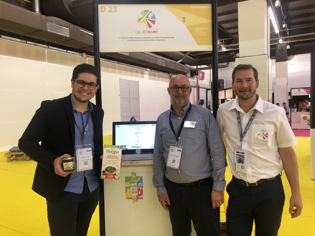 Le @MinToulouse en force au salon de <a href="/LaFoodTech/">FoodTech Dijon Bourgogne-Franche-Comté</a> avec #hoope &amp; QuiDitMiam! Nous serons présents le 20/09 toute la journée, passez nous voir stand D23. #transparence #antigaspi #egalim #allergenes #menus #cantine #inco #local #bio #bienmanger #teamchocolatine
