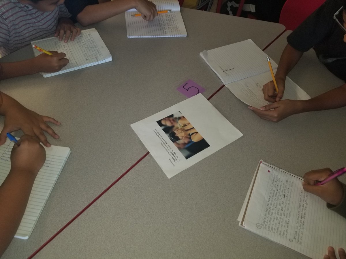 MsKAWilson23's tweet photo. Ms. Dekie rocking her observation by having students create believable character scenes! #physicalpersonalitytraits #realisticwriting #writinglikefiends https://t.co/70o6G8dkBt