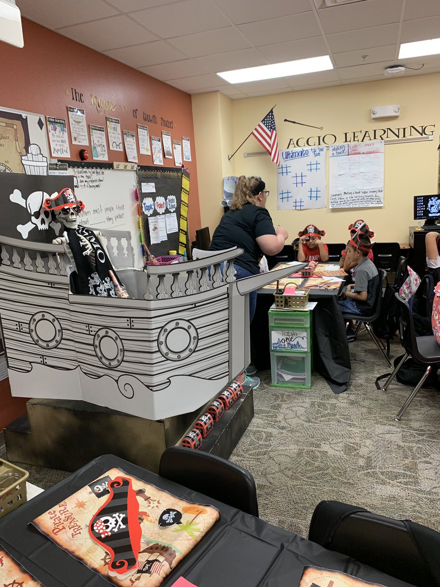 SpringLakeOCPS's tweet photo. This school is ROCKIN... pirate style!! #rockyourschool #GetYpurTeachOn @getyourteachon @heyhopeking https://t.co/TpVQa4PIX2