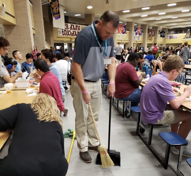 Our principal is #allin and does whatever it takes to help our school and our students! Thank you, Mr. Hensley, for always showing what #KOculture is!