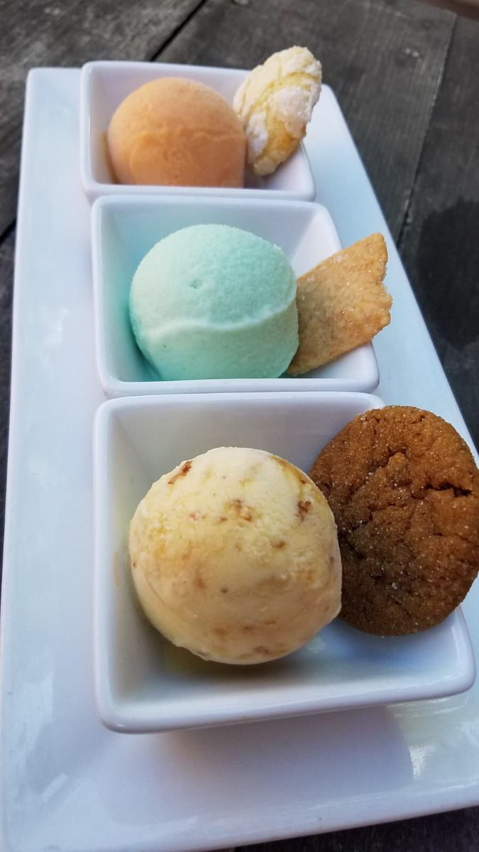 Sweeten your week with a decadent selection of Sorbetti e Gelati! Our Trio of house-made ice creams and sorbets will bring a smile to your face.
