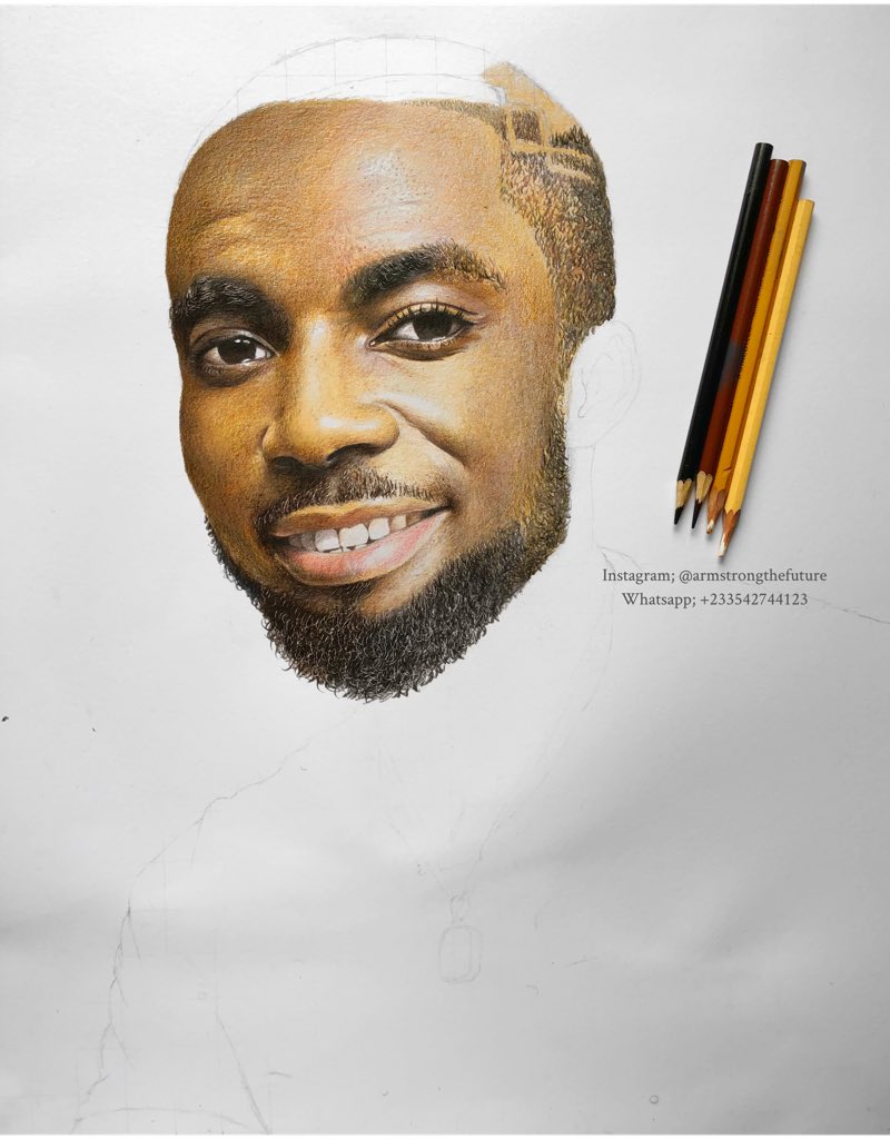ATFart16's tweet photo. This is a self portrait of me, you can Contact ATF +233542744123 and make a beautiful pencil portrait for your love ones too. 

Follow me on 
Instagram; Armstrongthefuture https://t.co/krn65Jy3nA