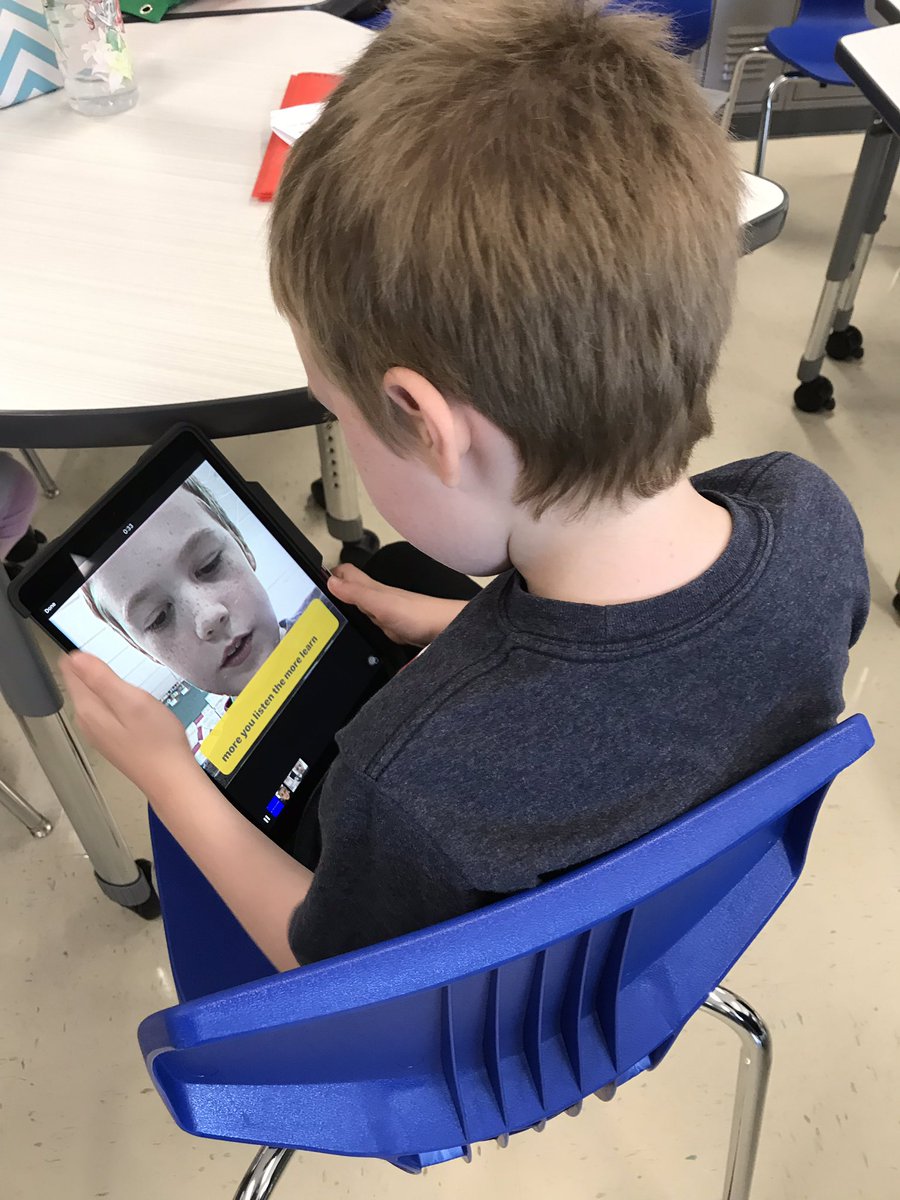 jsolnekfrazier's tweet photo. Ss in 4th with @shahriarysclass learned how to use Apple #Clips to document learning. T plans to use for book talks, but its a double win because it is mentioned in elementary curriculum several times! #digitalLISD #lisdLandT #polserproud #creationtools @PolserES https://t.co/0DpHfiYLBe