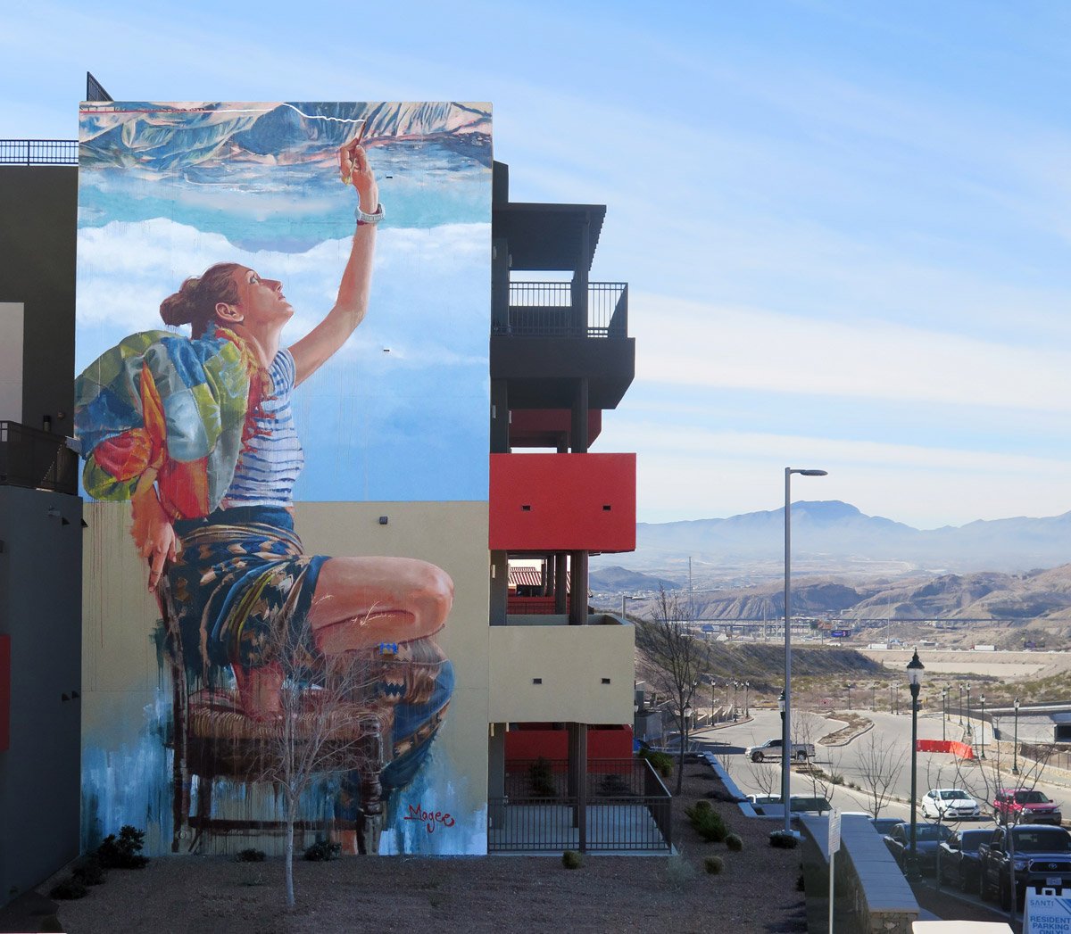overlap_factory's tweet photo. As SkyBoy with #overlapreality, this fabulous Australian artist Fintan Magee uses the power of street art to change our look on the World #playwiththeworld #StreetArt
—> https://t.co/EnKHsdHRzH https://t.co/IHHtOx8JCt