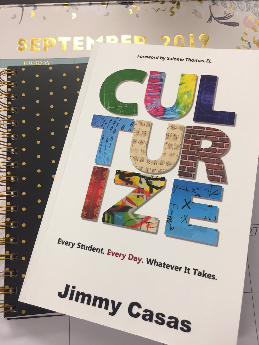 CarolAPullen's tweet photo. Powerful small group conversations before school today! Love our book study, Culturize @casas_jimmy. #buildcreatesucceed #justtalktome #smespride https://t.co/qp6KA4Qu7w