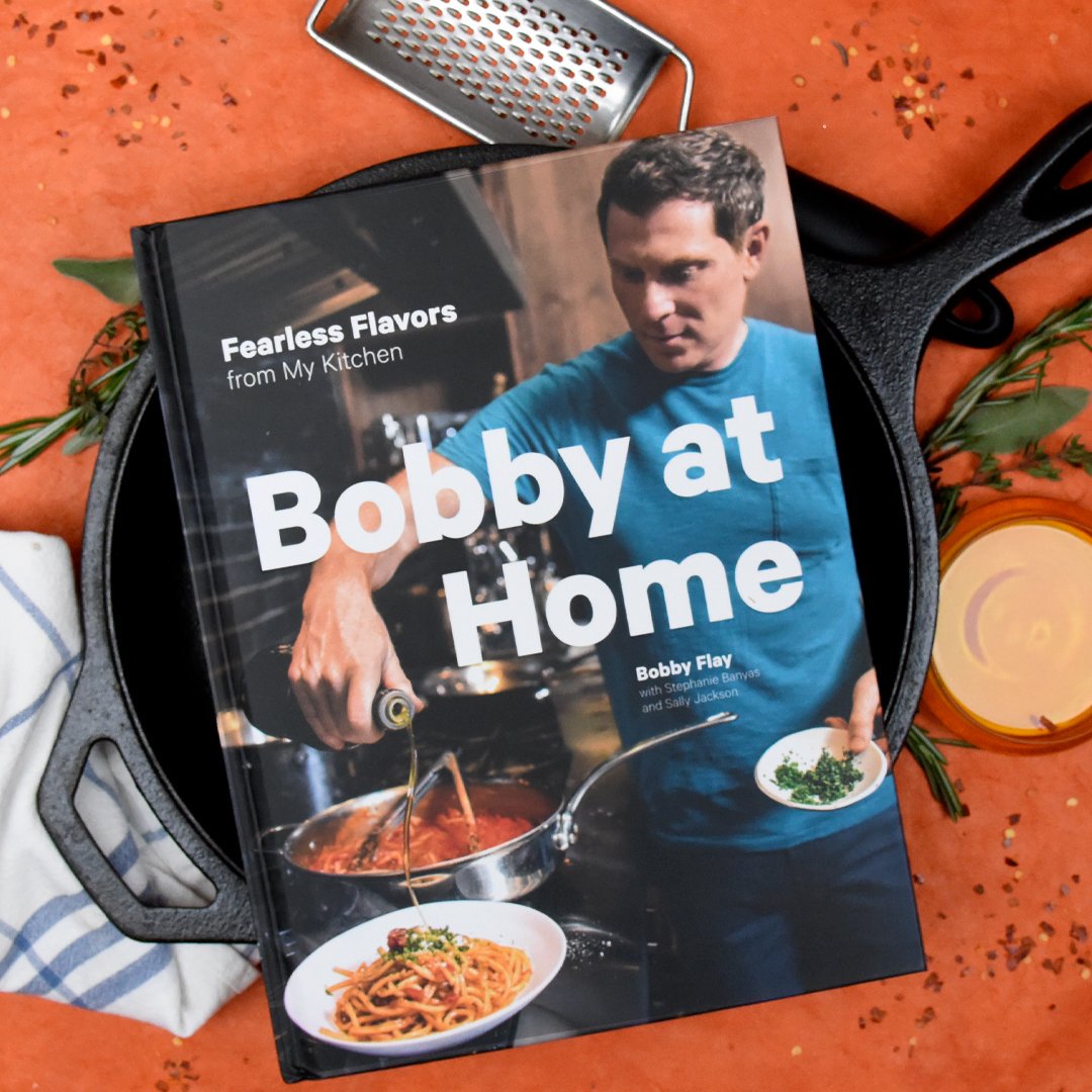 Bobby Flay on X: My new cookbook #BobbyAtHome is released on Tuesday (!!)  but I'll be making appearances beginning on Monday visit this web  address for all of my book tour info..