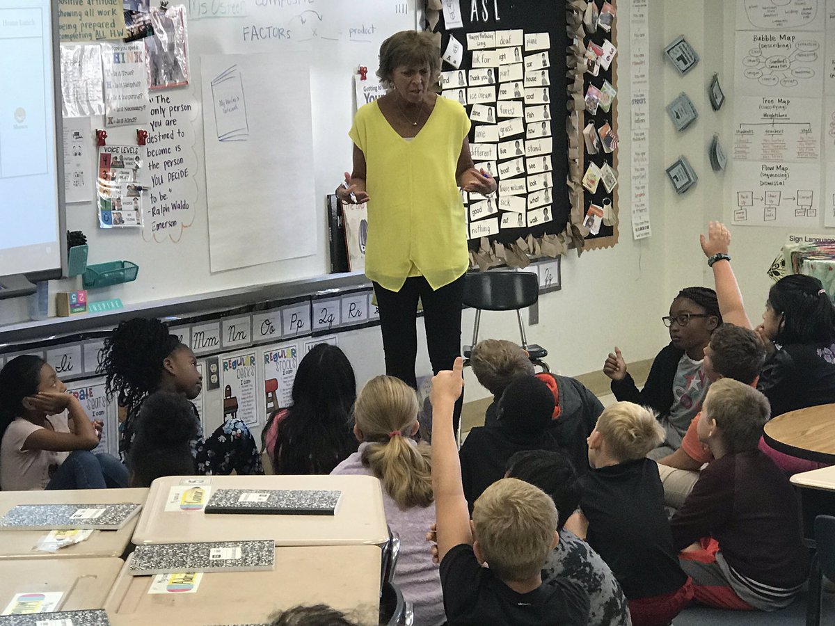 NHCS teachers learning from demonstration lessons in Writing Fundamentals. 4th grade writers personalizing  their writers notebook. #nhcschat #developingwriters #NHCSPD