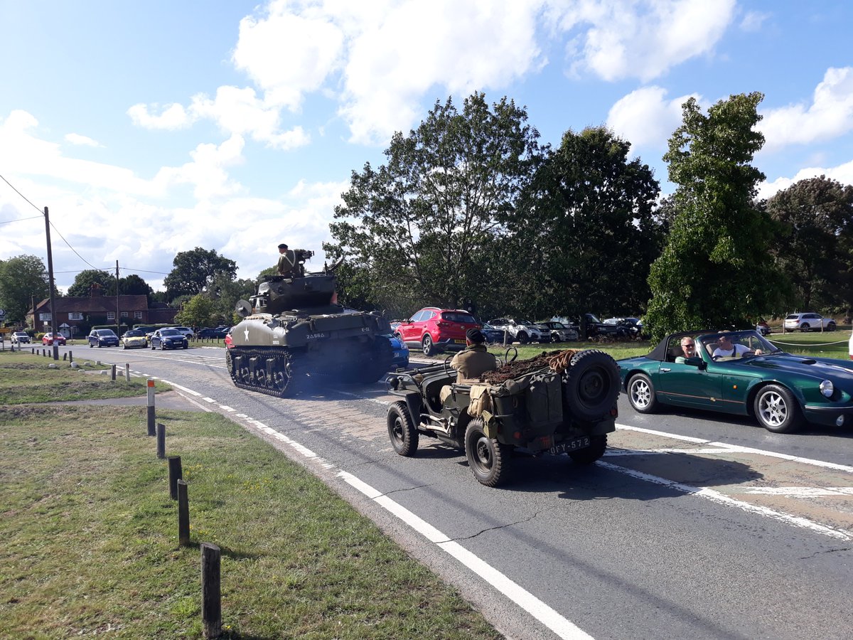 Not Something You Usually See At Your Local Pub #Fury #FilmStar #WW2 #ShermanTank #OldPhyllis #BritishArmy #RoyalArmouredCorps #BritishTankCrew  Popped In And Ended Up Winning Best Vehicle @ #Eversley #ClassicCarShow #FrogAndWicket #Hampshire