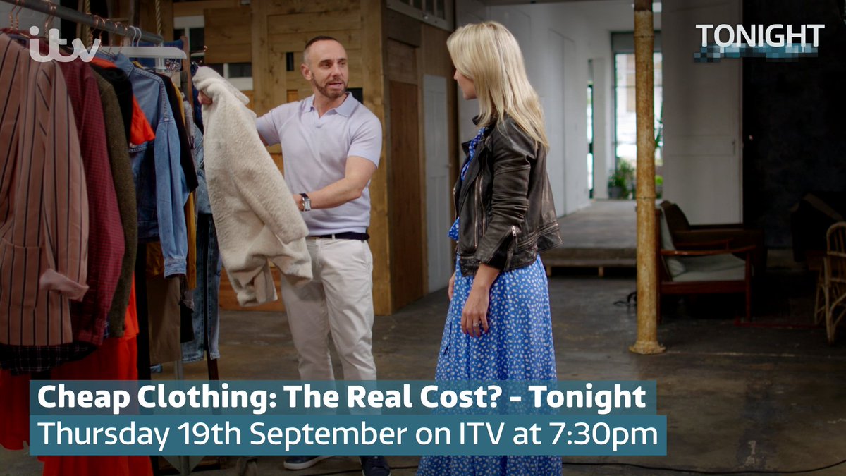 “Clothing isn't the enemy here, it’s how it's dealt with afterwards and we're making incredible headway with that.” @MarkHeyes speaks to @HelenSkelton on the way forward for the fashion industry in #ITVTonight’s ‘Cheap Clothing: The Real Cost?’, on @ITV at 7:30pm.