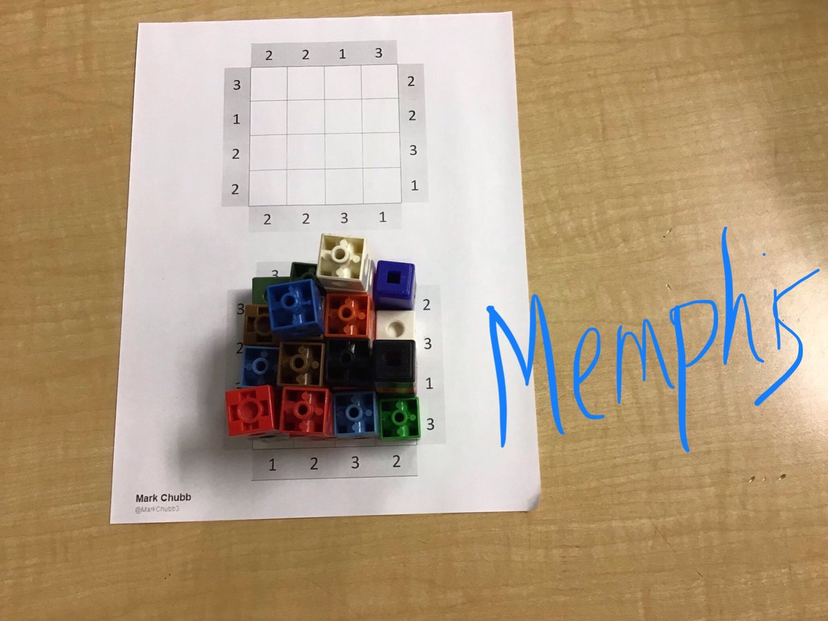 rachelwood8230's tweet photo. Spatial reasoning activities to warm our math brains! #skyscraperchallenge @Lockes22 https://t.co/OVtLcgHxYD