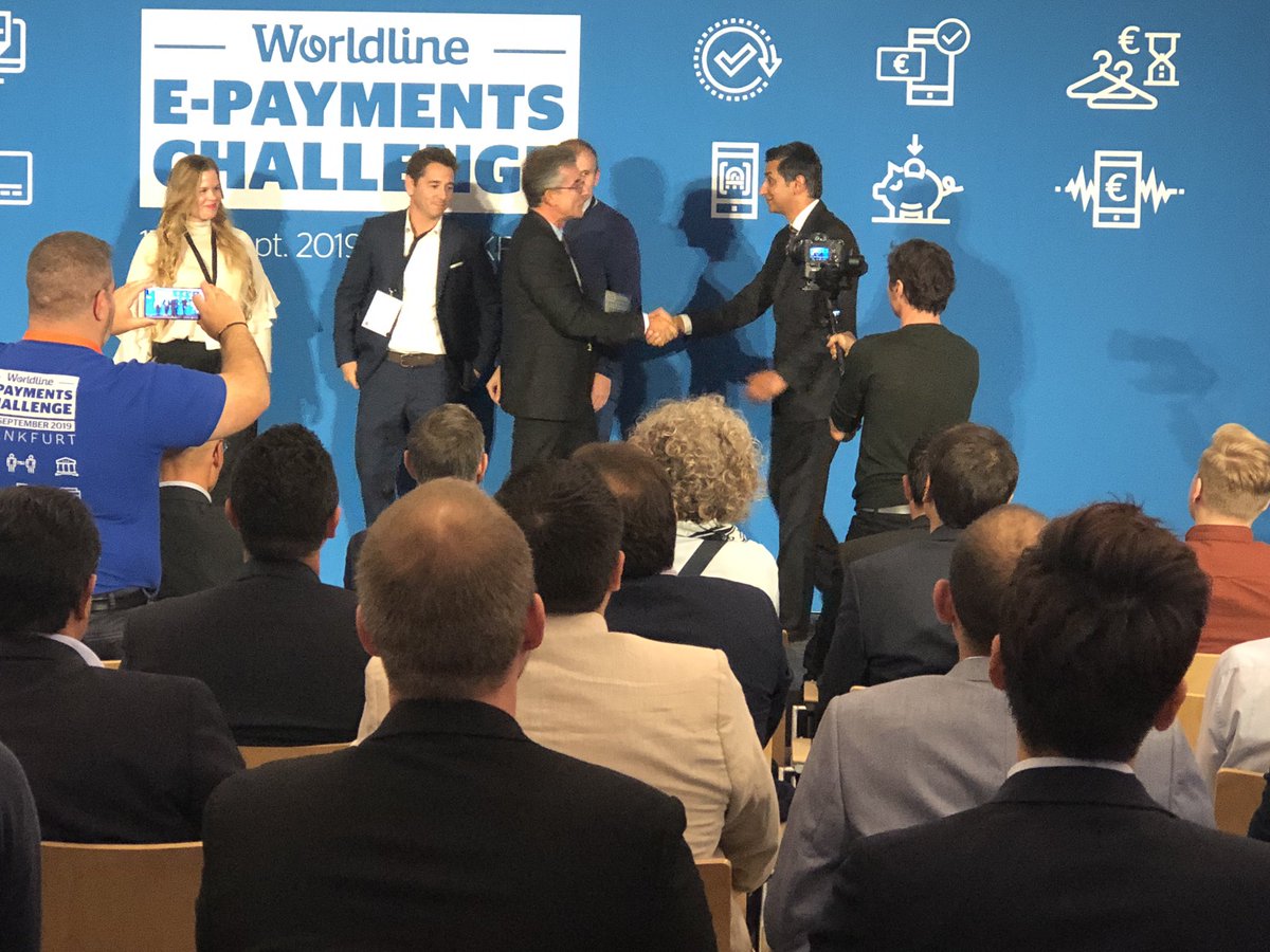BeMyAppEMEA's tweet photo. Congratulations to the special winner of the #ePaymentsChallenge hosted by @WorldlineGlobal is 🥁 #Cloudasset/ P3 🎉 ! #Payments https://t.co/qE9W30o4Gc
