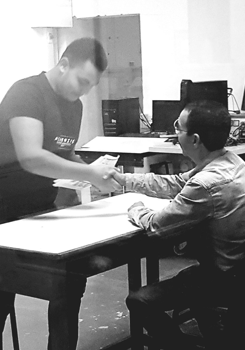 Douglas_Souchu's tweet photo. Lancement des entretiens de recrutement #speeddatingpro #FCIL #Tourneur #Fraiseur #MonodElB avec nos partenaires. La FCIL, une formation sous statut scolaire, avec #stage de longue durée, pour répondre aux besoins du territoire #emplois #formation #métiers #mécanique https://t.co/H4zDApcwnG