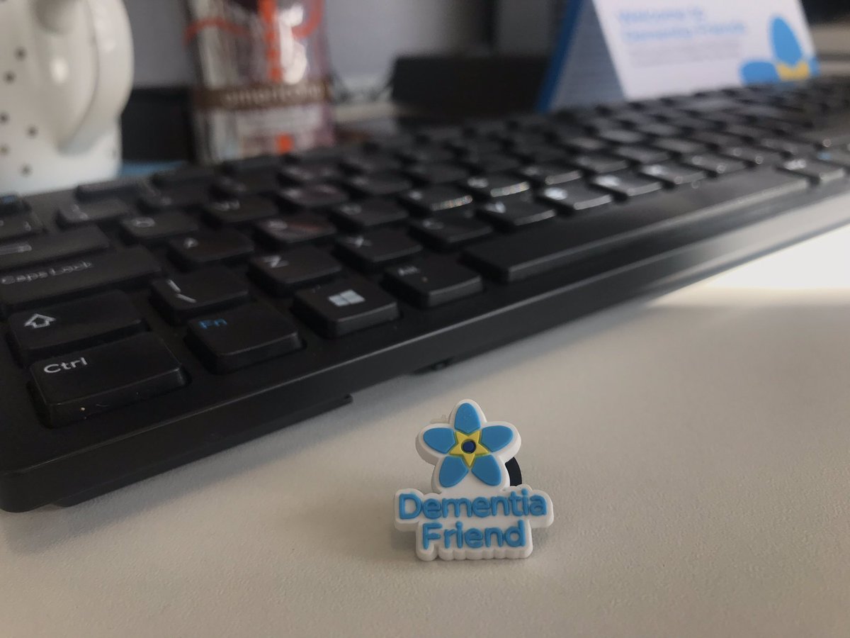s_c_jordan's tweet photo. Today I became a Dementia Friend - there was a session in the office so I thought why not, will be good to get a better understanding of people living with dementia - and it was a really interesting session. Thanks @DementiaFriends https://t.co/yxNw8yJkXP