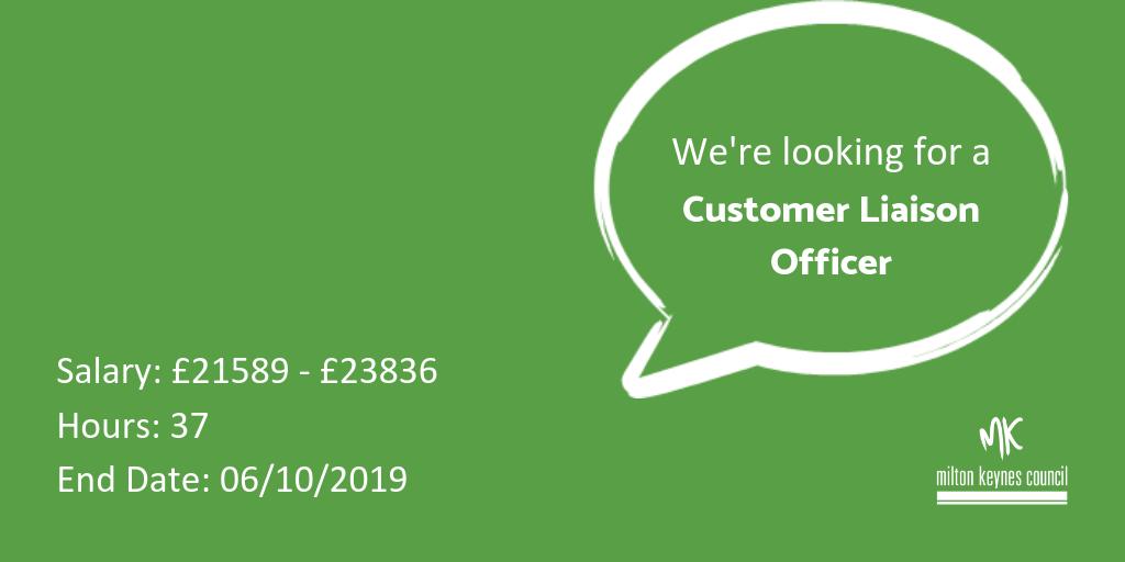 Milton Keynes Council on Twitter "We're looking for someone to single