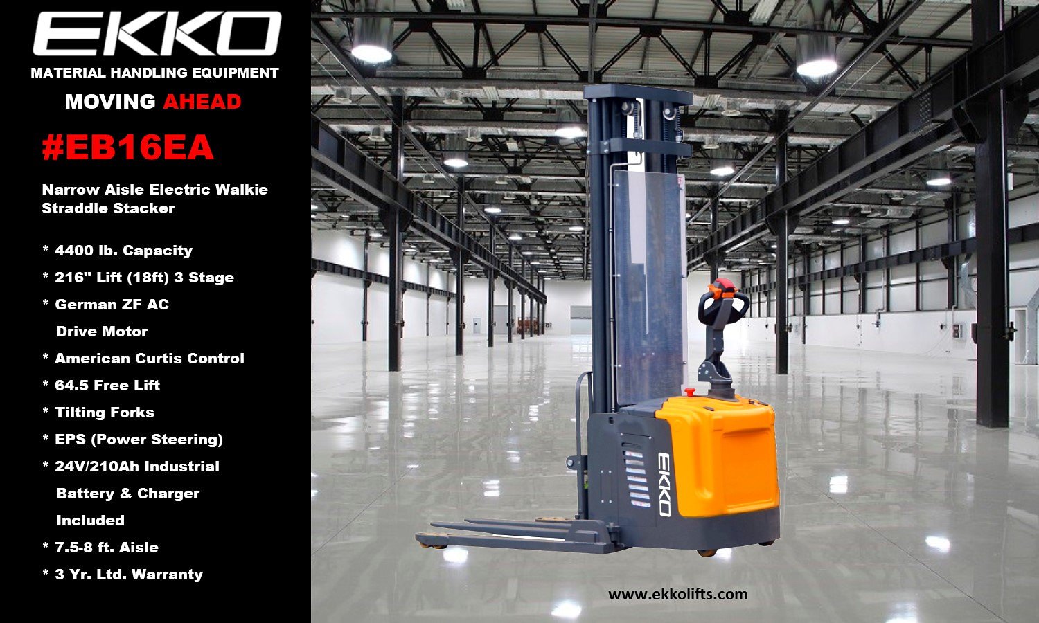 EKKO Material Handling Equipment 🇺🇸 on Twitter "EB16EA Full Electric