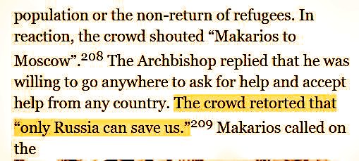 24\\The Greeks, who share the Orthodox Faith with Russians, have traditionally enjoyed better relations with Russia than the Turks have with Russia (to say the least). Even more so in the case of the Greek Cypriots.