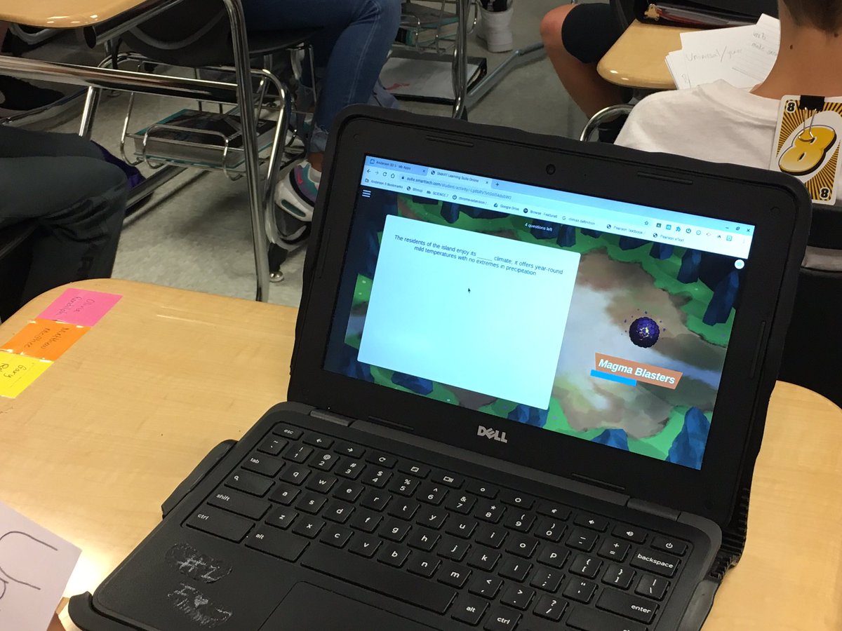 thepuzzletable's tweet image. 8th grade RAMS playing team Monster Quiz with SAT words. #inittowinit #ramsinspire #a5instruction #RockYourSchool